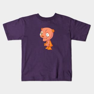 Orange bear Kids T-Shirt